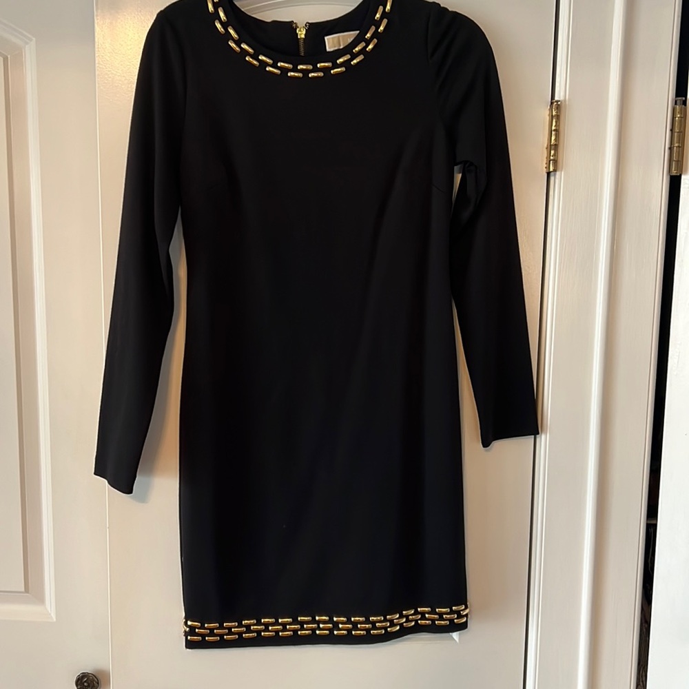 Michael Kors black dress with zipper on the back